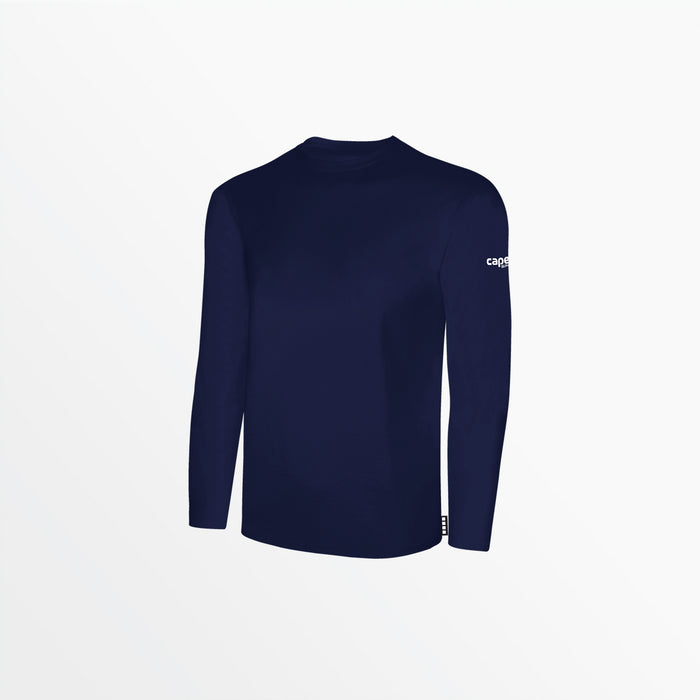 capelli MEN'S BASICS LONG SLEEVE COTTON TEE Navy