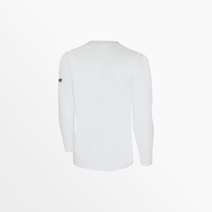Capelli MEN'S BASICS LONG SLEEVE COTTON TEE White