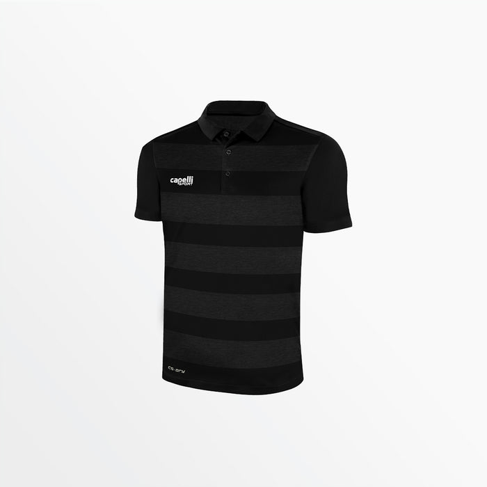 capelli MEN'S CLASSIC STRIPE POLY POLO