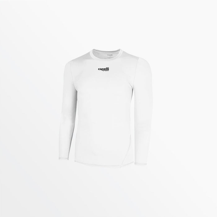 capelli MEN'S LONG SLEEVE PERFORMANCE TOP White