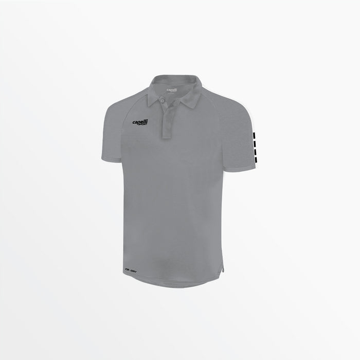 Capelli MEN'S MADISON POLY POLO Light Grey