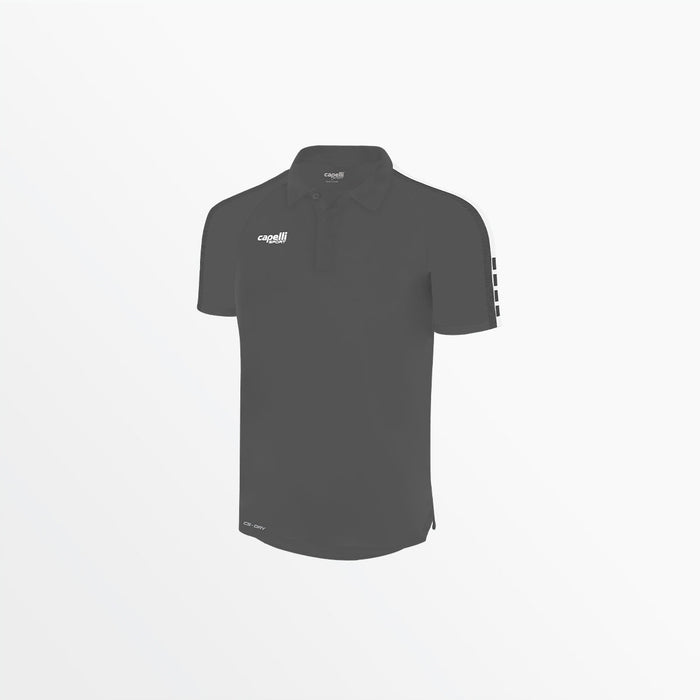 capelli MEN'S MADISON POLY POLO Medium Grey
