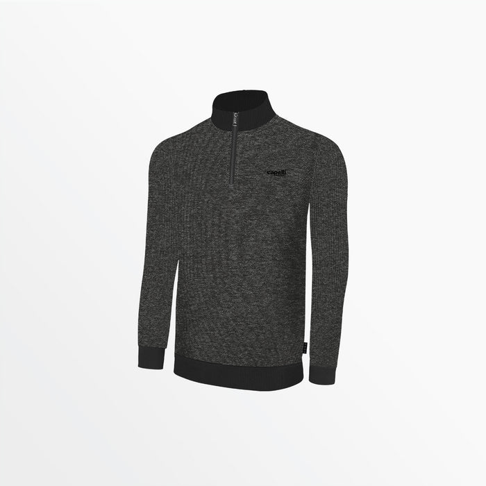 capelli MEN'S SELECT QUARTER ZIP TOP Dark Grey