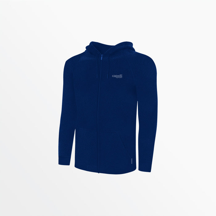 capelli MEN'S SHERPA ZIP UP HOODIE Navy