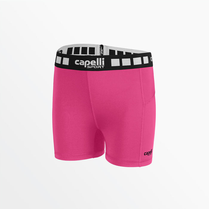 Capelli WOMEN'S 3" PERFORMANCE SHORTS Pink