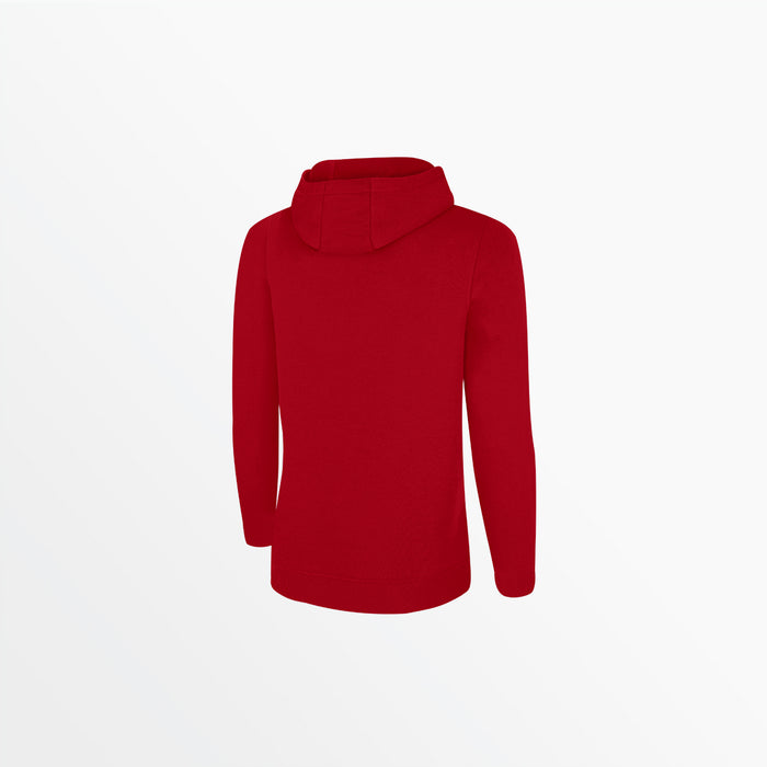Capelli WOMEN'S BASIC FLEECE ZIP UP HOODIE Red