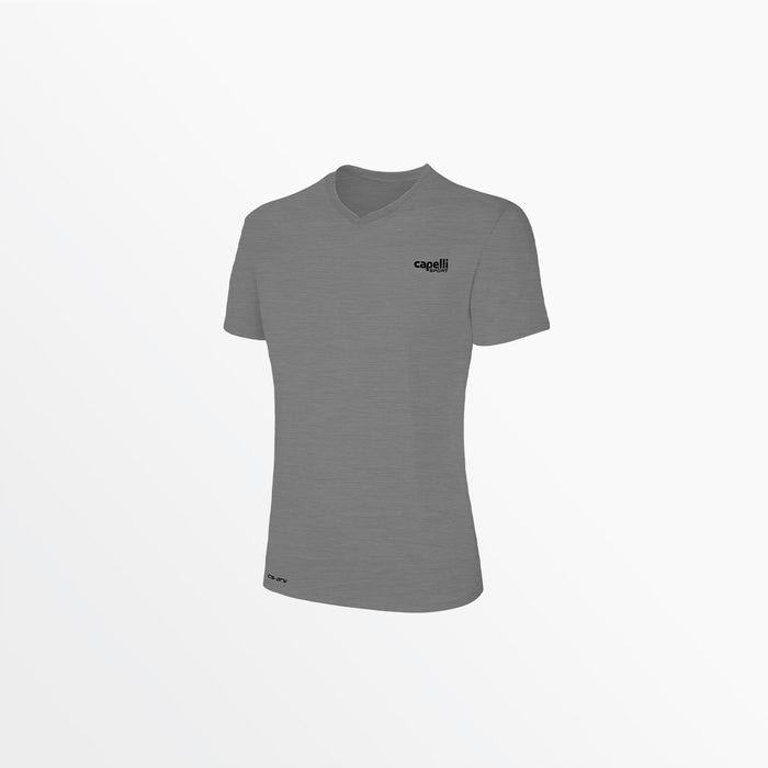 Capelli WOMEN'S BASICS V-NECK POLY TEE