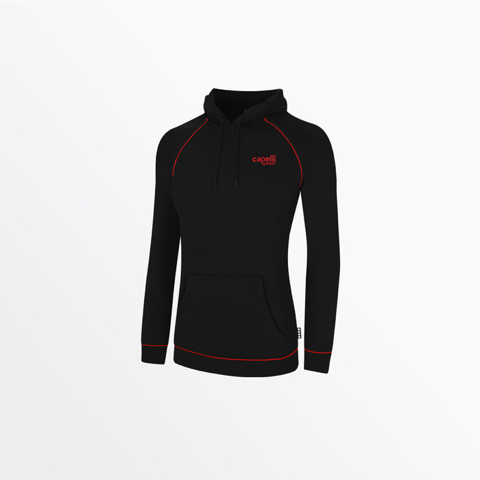 capelli WOMEN’S EMPIRE PULLOVER HOODIE WITH PIPING