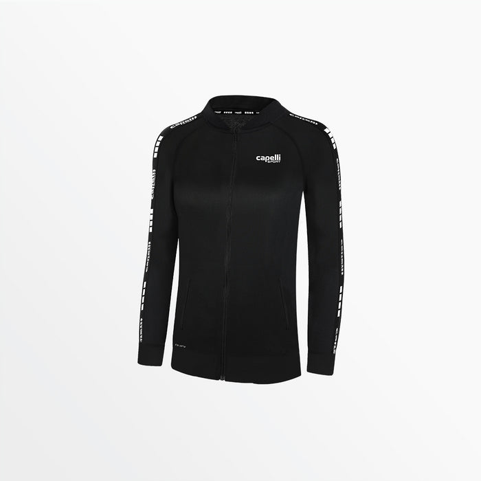 capelli WOMEN'S SIGNATURE TRACK JACKET Black