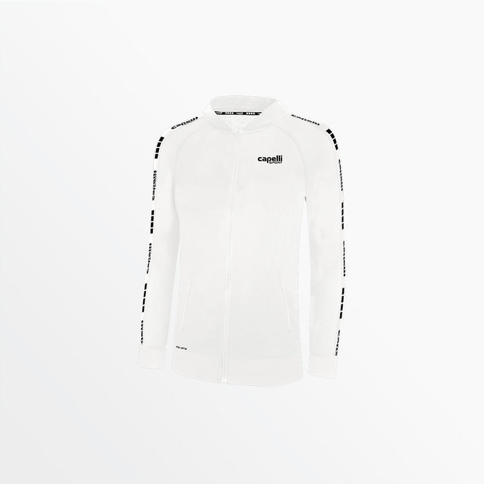 capelli WOMEN'S SIGNATURE TRACK JACKET White