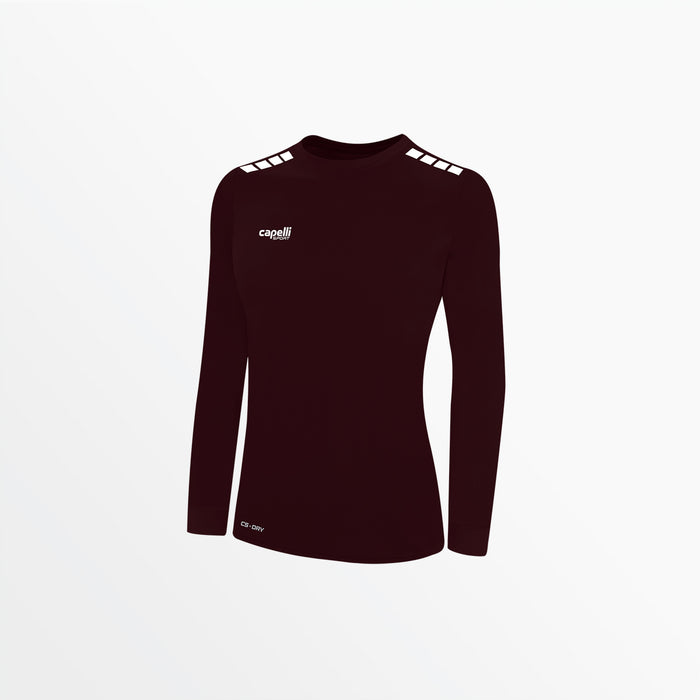 capelli WOMEN'S TEAM LONG SLEEVE JERSEY Maroon