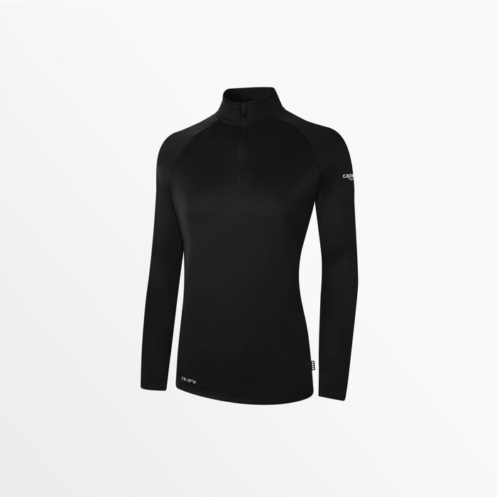 capelli WOMENS BASICS THERMA FLEECE 1/4 ZIP TOP
