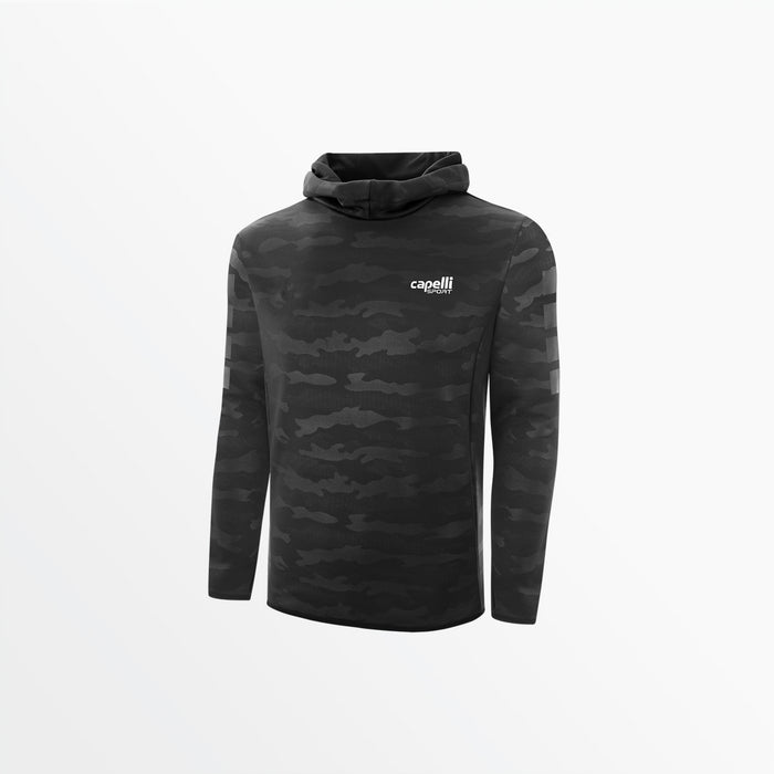 capelli YOUTH BASICS I CAMO EMBOSSED HOODIE Black