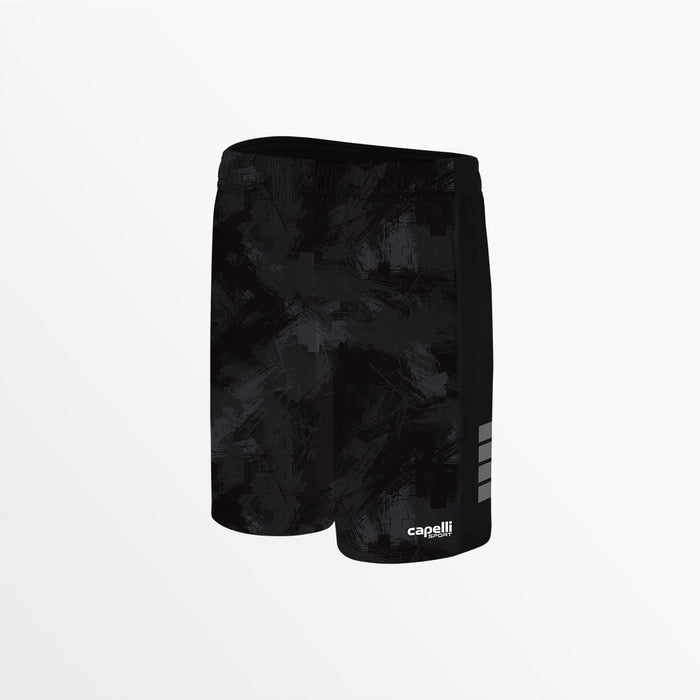 capelli YOUTH CAMO STROKES SHORTS Black Grey