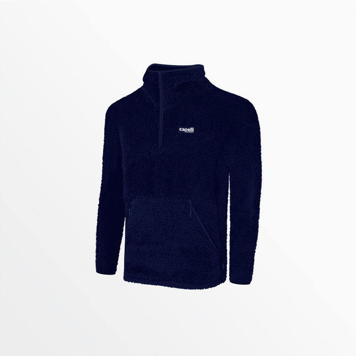 capelli YOUTH QUARTER ZIP SHERPA HOODIE Dark Navy