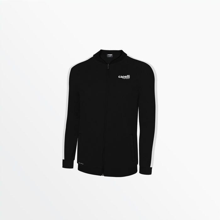 capelli YOUTH'S BASICS ⅠⅠ BLOCK TRACK JACKET Black