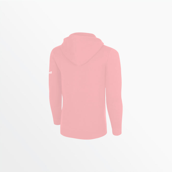 Capelli MEN'S BASIC FLEECE PULLOVER HOODIE WITH SLEEVE LOGO Blush