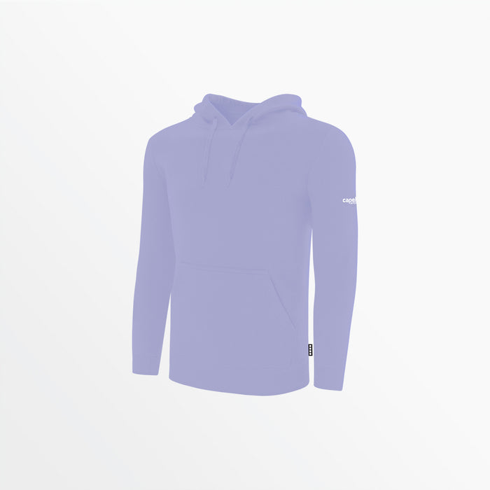 capelli MEN'S BASIC FLEECE PULLOVER HOODIE WITH SLEEVE LOGO Lavender