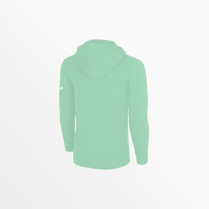 Capelli MEN'S BASIC FLEECE PULLOVER HOODIE WITH SLEEVE LOGO Mint