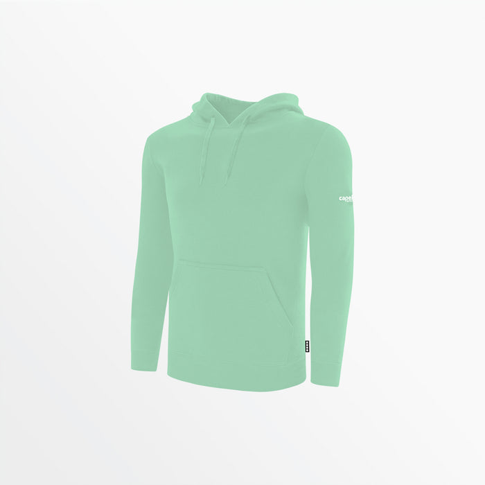 capelli MEN'S BASIC FLEECE PULLOVER HOODIE WITH SLEEVE LOGO Mint