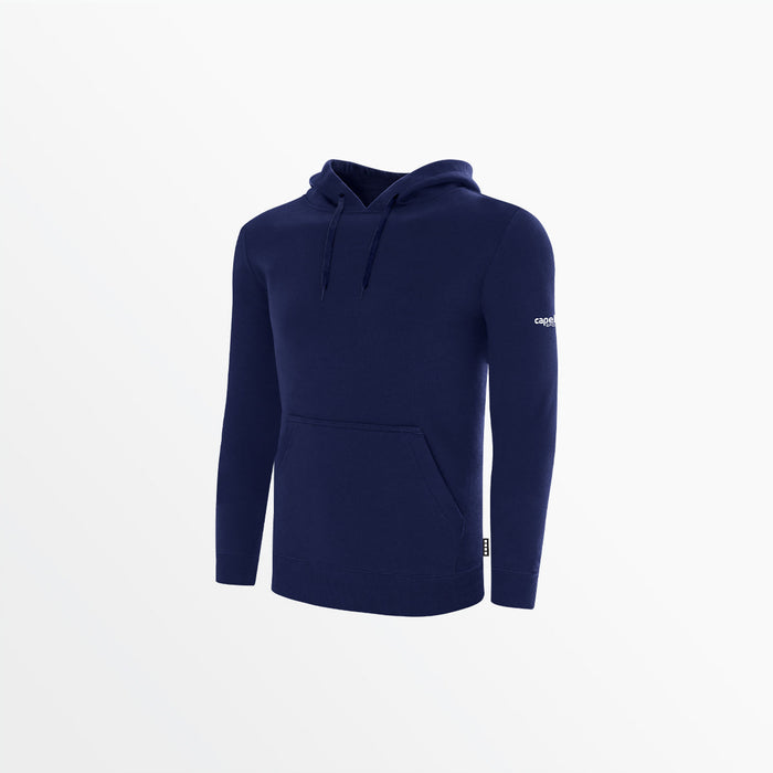 capelli MEN'S BASIC FLEECE PULLOVER HOODIE WITH SLEEVE LOGO Navy