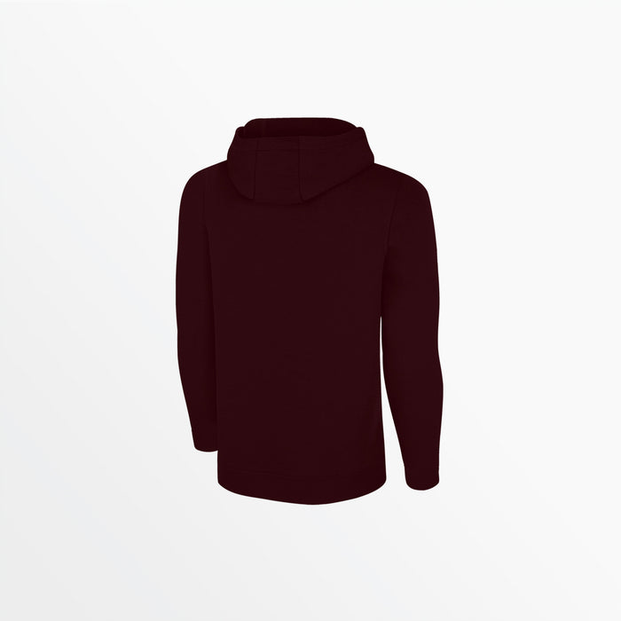 Capelli MEN'S BASICS FLEECE WELT POCKET ZIP HOODIE Maroon