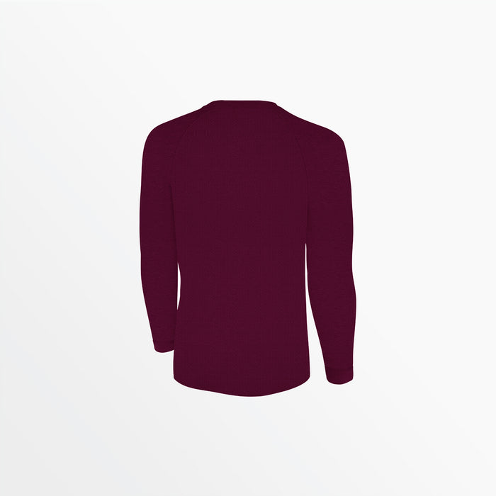 Capelli MEN'S BASICS ⅠⅠ LONG SLEEVE TRAINING JERSEY Maroon