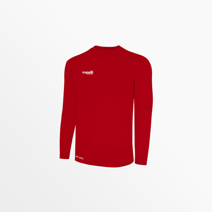 capelli MEN'S BASICS ⅠⅠ LONG SLEEVE TRAINING JERSEY Red