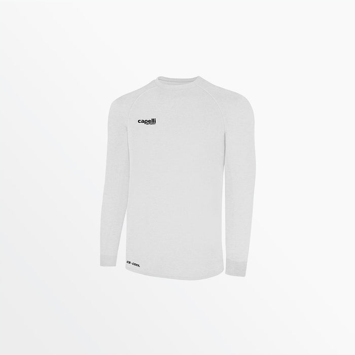 capelli MEN'S BASICS ⅠⅠ LONG SLEEVE TRAINING JERSEY White