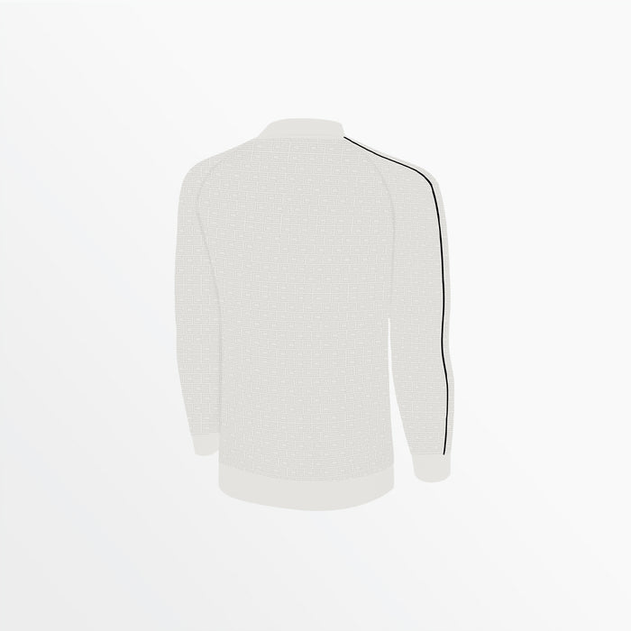 Capelli MEN'S BASICS ⅠⅠ MONOGRAM TRACK JACKET Off White