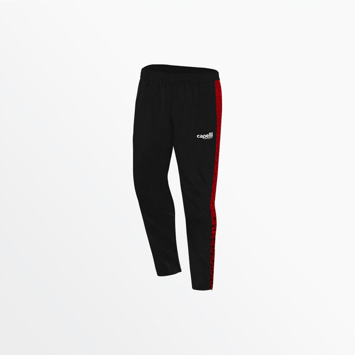 capelli MEN'S BASICS ⅠⅠ TRI TRAINING PANTS Black Red