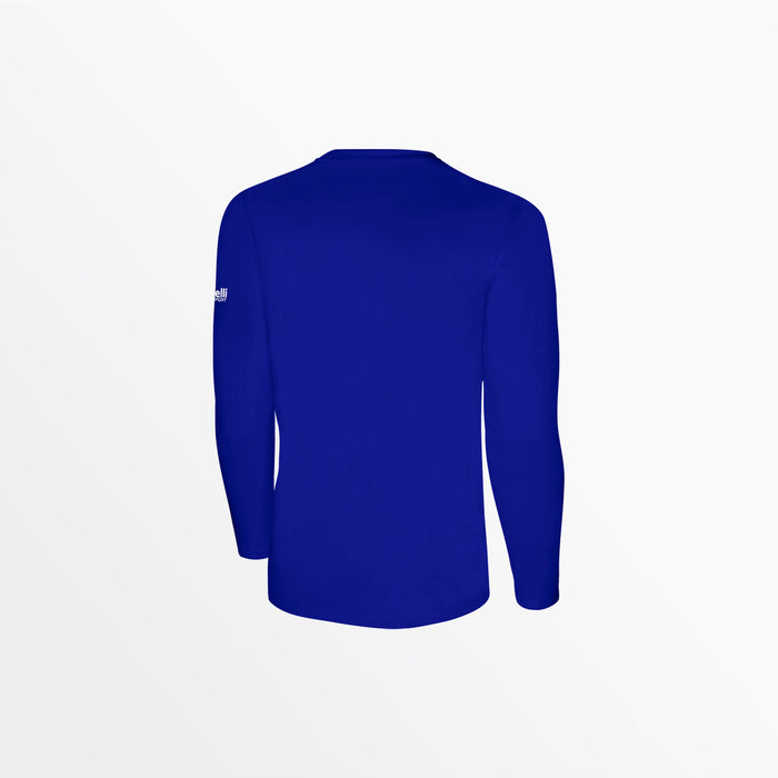Capelli MEN'S BASICS LONG SLEEVE COTTON TEE Royal Blue