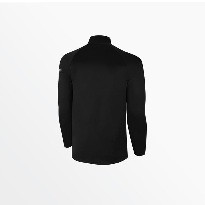 Capelli MEN'S BASICS THERMA FLEECE 1/4 ZIP TOP Black