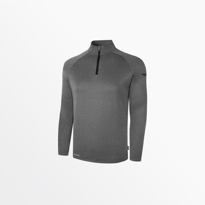 capelli MEN'S BASICS THERMA FLEECE 1/4 ZIP TOP Dark Grey