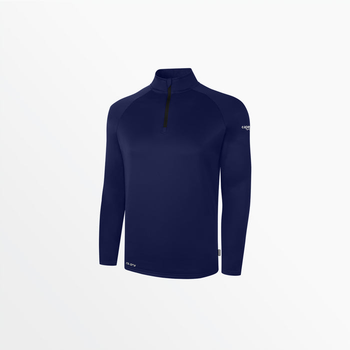 capelli MEN'S BASICS THERMA FLEECE 1/4 ZIP TOP Navy