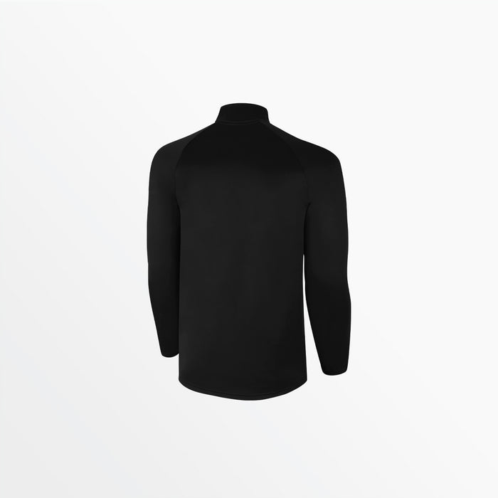 Capelli MEN'S BASICS THERMA FLEECE WOVEN FRONT 1/4 ZIP TOP