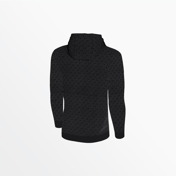 Capelli MEN'S CS MONOGRAM PRINT PULLOVER HOODIE Black Dark Grey