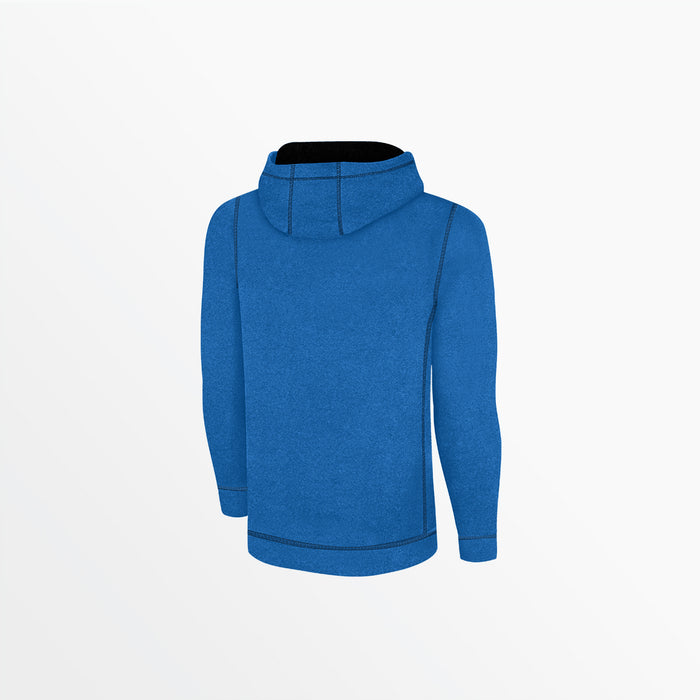 Capelli MEN'S ESSENTIAL HEATHER ZIP UP HOODIE Heather Royal Blue