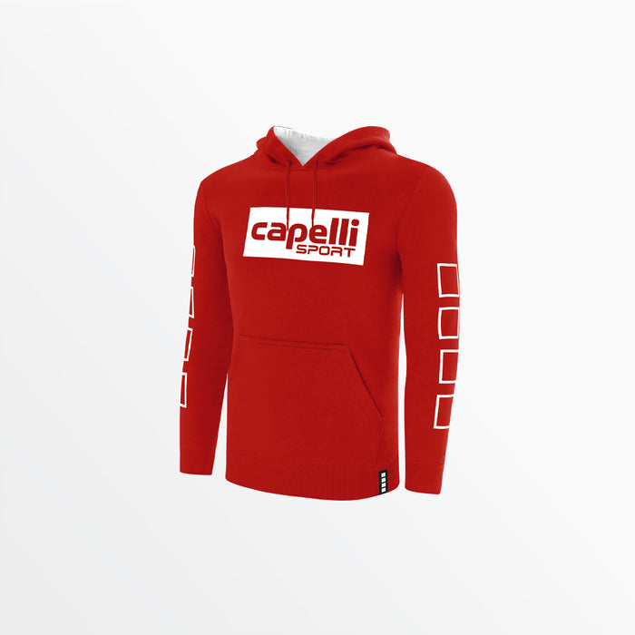 Capelli MEN'S FLEECE HOODIE WITH LOGO AND 4 CUBE SLEEVES