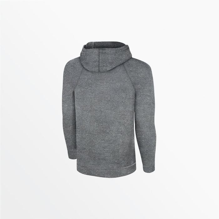 Capelli MEN'S HEATHERED ZIP UP HOODIE Heather Medium Grey