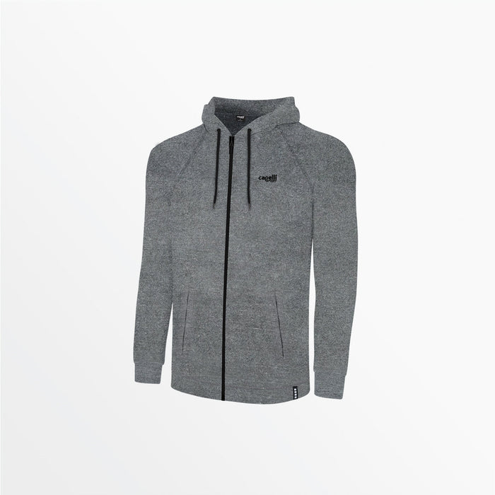 capelli MEN'S HEATHERED ZIP UP HOODIE Heather Medium Grey