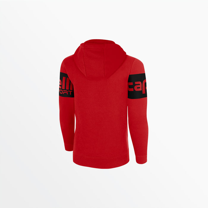Capelli MEN'S LOGO STRIPE FLEECE PULLOVER HOODIE Red