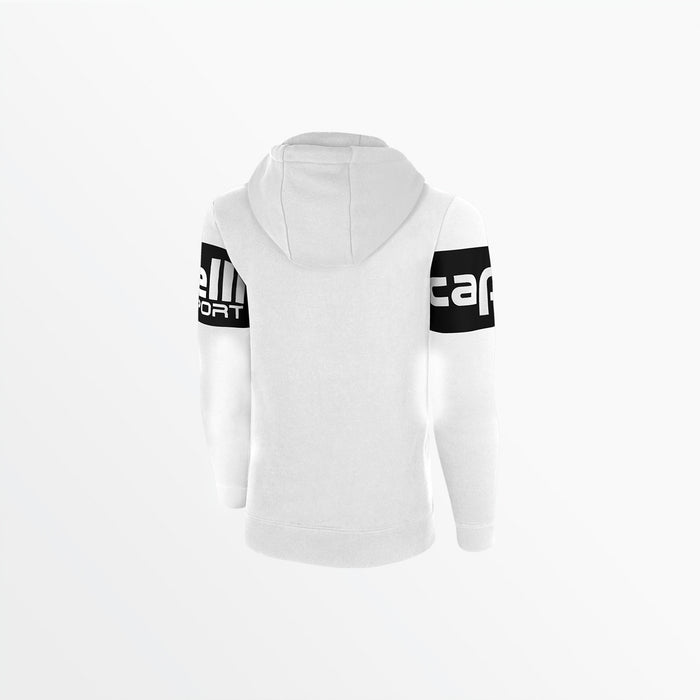 Capelli MEN'S LOGO STRIPE FLEECE PULLOVER HOODIE White