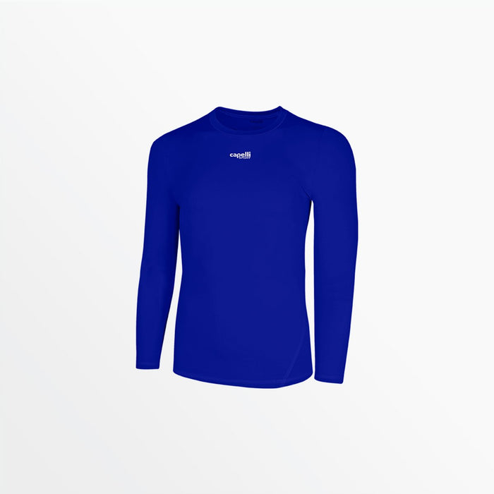 capelli MEN'S LONG SLEEVE PERFORMANCE TOP Royal Blue