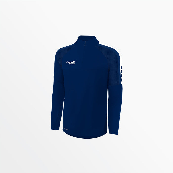 capelli MEN'S MADISON 1/4 ZIP TECHNICAL TRAINING TOP Navy