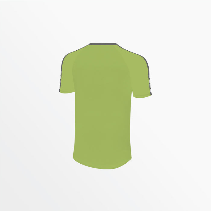 Capelli MEN'S MADISON SHORT SLEEVE TRAINING TOP Lime Medium Grey