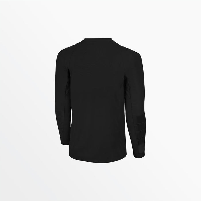 Capelli MEN'S MADISON STATIC ⅠⅠ LONG SLEEVE GOALKEEPER JERSEY WITH PADDING Black