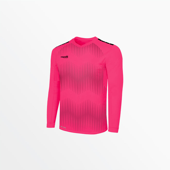 capelli MEN'S MADISON STATIC ⅠⅠ LONG SLEEVE GOALKEEPER JERSEY Neon Pink