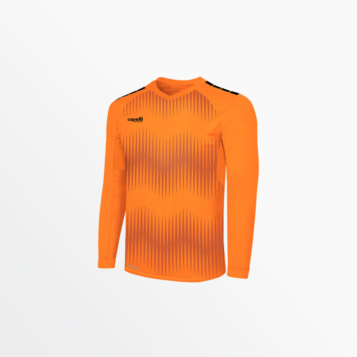 capelli MEN'S MADISON STATIC ⅠⅠ LONG SLEEVE GOALKEEPER JERSEY Neon Orange