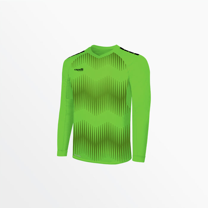 capelli MEN'S MADISON STATIC ⅠⅠ LONG SLEEVE GOALKEEPER JERSEY Neon Green